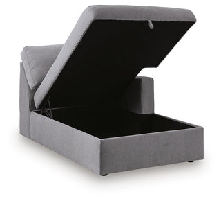 Modmax RAF Corner Chaise w/Storage Next-Gen Nuvella™ Performance Fabric