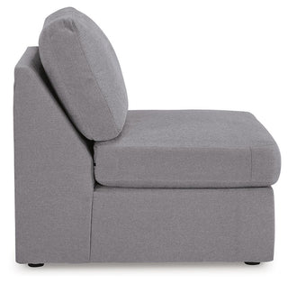 Modmax 6-Piece Sectional and Ottoman - Granite