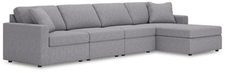 Modmax 4-Piece Sectional with Chaise Next-Gen Nuvella™ Performance Fabric