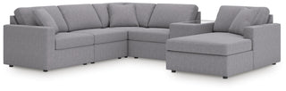 Modmax 6-Piece Sectional with Chaise Next-Gen Nuvella™ Performance Fabric