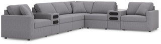 Modmax 8-Piece Sectional with Audio Consoles Next-Gen Nuvella™ Performance Fabric
