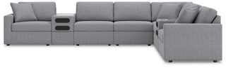 Modmax 8-Piece Sectional with Audio Consoles Next-Gen Nuvella™ Performance Fabric