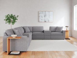 Modmax 8-Piece Sectional with Storage Consoles Next-Gen Nuvella™ Performance Fabric