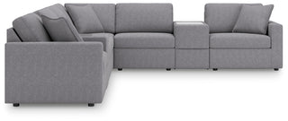 Modmax 8-Piece Sectional with Storage Consoles Next-Gen Nuvella™ Performance Fabric
