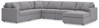 Modmax 6-Piece Sectional with Chaise Next-Gen Nuvella™ Performance Fabric