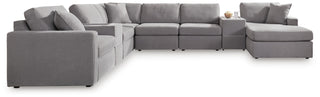 Modmax 8-Piece Sectional with Chaise and Storage Consoles Next-Gen Nuvella™ Performance Fabric