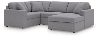 Modmax 4-Piece Sectional with Chaise Next-Gen Nuvella™ Performance Fabric