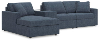 Modmax 4-Piece Sectional with Chaise and Storage Console Next-Gen Nuvella™ Performance Fabric