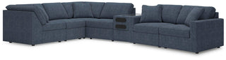 Modmax 7-Piece Sectional with Audio Console Next-Gen Nuvella™ Performance Fabric
