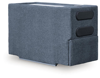 Modmax 4-Piece Sectional with Chaise and Audio Console Next-Gen Nuvella™ Performance Fabric