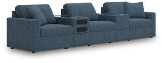 Modmax 5-Piece Sectional with Audio System Next-Gen Nuvella™ Performance Fabric