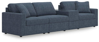 Modmax 4-Piece Sectional with Storage Console Next-Gen Nuvella™ Performance Fabric