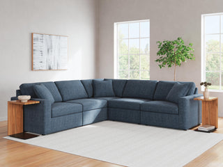 Modmax 5-Piece Sectional and Ottoman - Ink