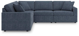 Modmax 5-Piece Sectional and Ottoman - Ink
