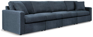 Modmax 4-Piece Sectional and Ottoman - Ink