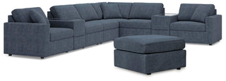 Modmax 8-Piece Sectional and Ottoman - Ink