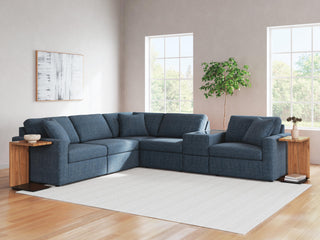 Modmax 6-Piece Sectional with Storage Console Next-Gen Nuvella™ Performance Fabric