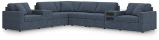 Modmax 8-Piece Sectional with Audio and Storage Consoles Next-Gen Nuvella™ Performance Fabric