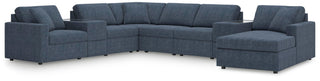 Modmax 8-Piece Sectional with Chaise and Storage Consoles Next-Gen Nuvella™ Performance Fabric