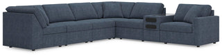 Modmax 7-Piece Sectional with Audio Console Next-Gen Nuvella™ Performance Fabric