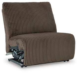 Top Tier Armless Recliner Velvet