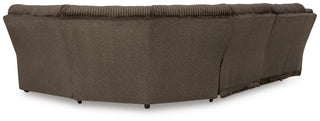 Top Tier 5-Piece Reclining Sectional Velvet