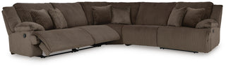 Top Tier 5-Piece Reclining Sectional Velvet