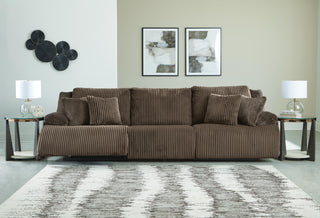 Top Tier 3-Piece Reclining Sectional Sofa Velvet