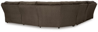 Top Tier 6-Piece Reclining Sectional with Chaise Velvet