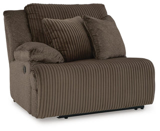 Top Tier 3-Piece Reclining Sofa Chaise Sectional Velvet