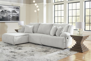 Top Tier 3-Piece Reclining Sectional Sofa Chaise Velvet