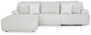 Top Tier 3-Piece Reclining Sectional Sofa Chaise Velvet