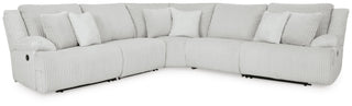 Top Tier 5-Piece Reclining Sectional Velvet