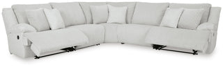 Top Tier 5-Piece Reclining Sectional Velvet