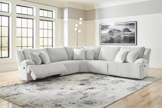 Top Tier 5-Piece Reclining Sectional Velvet