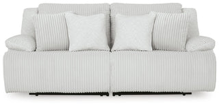 Top Tier 2-Piece Reclining Sectional Loveseat Velvet