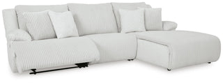 Top Tier 3-Piece Reclining Sectional Sofa Chaise Velvet