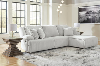 Top Tier 3-Piece Reclining Sectional Sofa Chaise Velvet