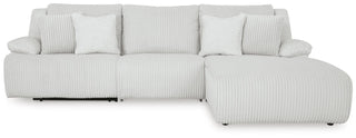 Top Tier 3-Piece Reclining Sectional Sofa Chaise Velvet