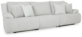 Top Tier 3-Piece Reclining Sectional Sofa Velvet