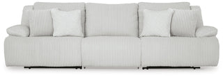 Top Tier 3-Piece Reclining Sectional Sofa Velvet