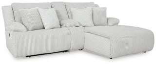 Top Tier 3-Piece Reclining Sectional Sofa with Chaise Velvet