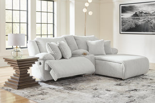 Top Tier 3-Piece Reclining Sectional Sofa with Chaise Velvet