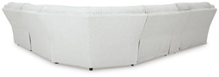 Top Tier 6-Piece Reclining Sectional with Chaise Velvet
