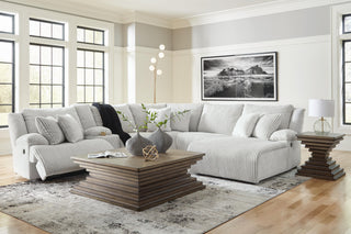 Top Tier 6-Piece Reclining Sectional with Chaise Velvet
