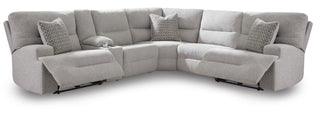 Acklen Place 6-Piece Power Reclining Sectional Next-Gen Nuvella™ Performance Fabric