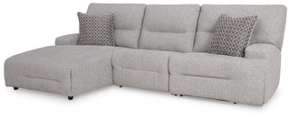 Acklen Place 3-Piece Power Reclining Sectional Next-Gen Nuvella™ Performance Fabric