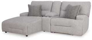Acklen Place 3-Piece Power Reclining Sectional Sofa with Chaise Next-Gen Nuvella™ Performance Fabric