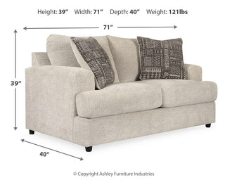 Soletren Loveseat Chenille
