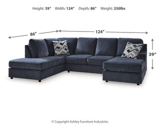 Albar Place 2-Piece Sectional Chenille